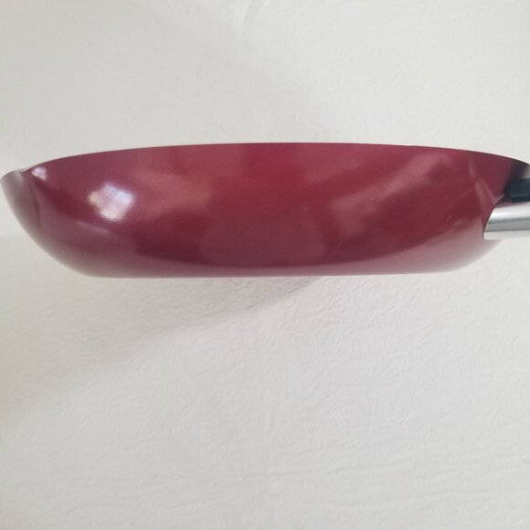 T-Fal Red Heat Mastery Non-Stick11" Skillet Saute Fry Pan Pour Spout Sides - Picture 10 of 13